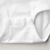 Ax & Hatを使用した農家としてのマウス ベビーボディスーツ (詳細 - ボトム(白))
