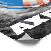 Ax Menバラクハリケーンのポスターが好き ポスター (角)