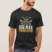 Ax Through Big Ax Problems Premium Tシャツ (正面)