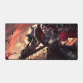 Ax Wielderゲームデスクマット | 武器マスターデザイン デスクマット (正面)