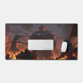 Ax Wielderゲームデスクマット | 武器マスターデザイン デスクマット (キーボード&マウス)