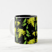 Axaotl Salamanderキッズギフト ツートーンマグカップ (正面左)