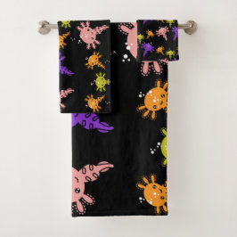 Axaotl Salamanderキッズギフト バスタオルセット