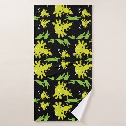 Axaotl Salamanderキッズギフト バスタオル (バスタオル)