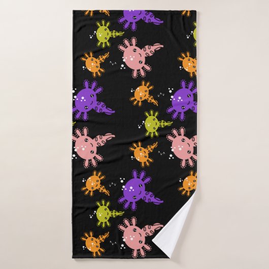 Axaotl Salamanderキッズギフト バスタオル (バスタオル)