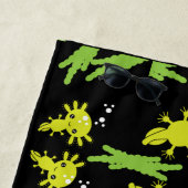 Axaotl Salamanderキッズギフト ビーチタオル (インサイチュ)