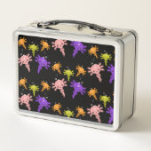 Axaotl Salamanderキッズギフト メタルランチボックス (裏面)