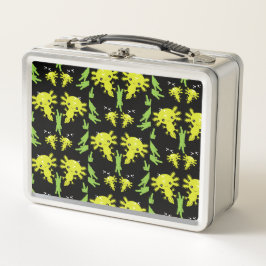 Axaotl Salamanderキッズギフト メタルランチボックス