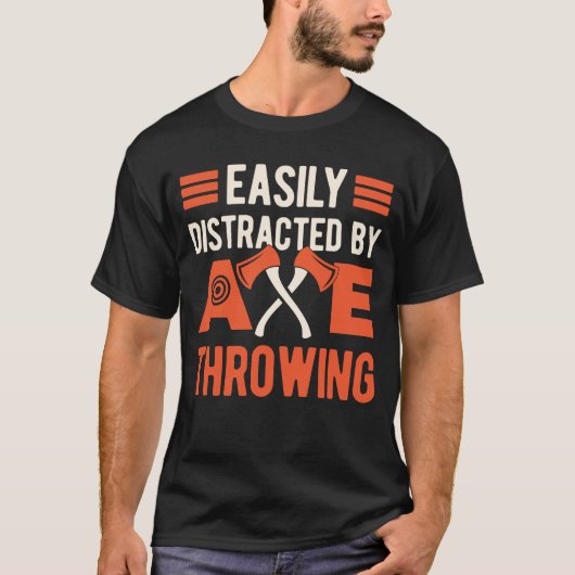 Axe Throwing Funny Tシャツ (正面)