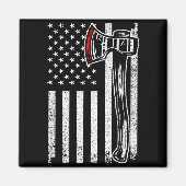 Axe Throwing Novelty For Men Women Ax Thrower Axe  マグネット (正面)