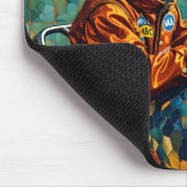 AXEL ～若い男の子レーシングカーのドライバー～ マウスパッド (コーナー)