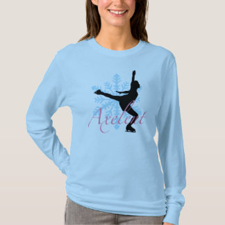 Axelentのアイススケートのティー Tシャツ