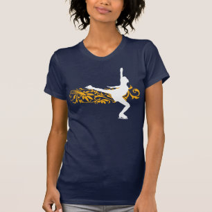 Axelentのアイススケートのティー Tシャツ