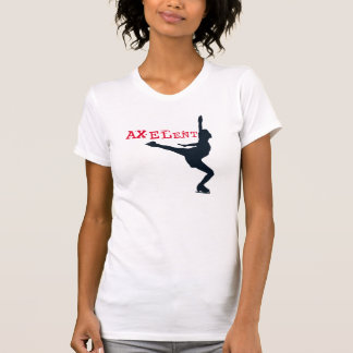 Axelentのアイススケートのティー Tシャツ