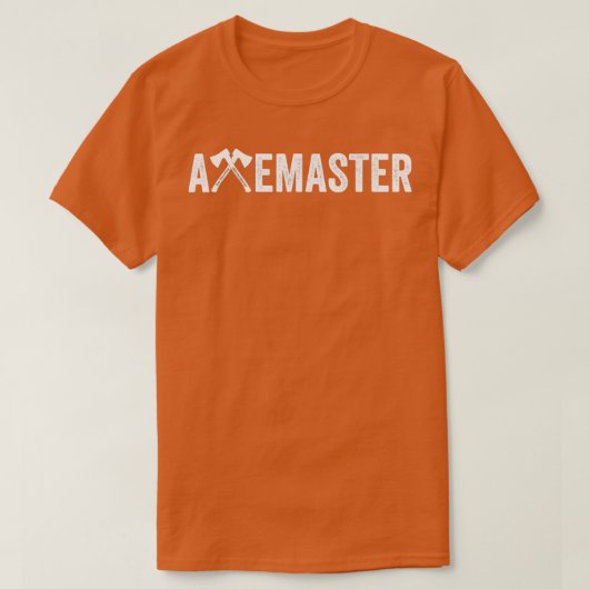 AxeMaster斧スロー Tシャツ (デザイン正面)