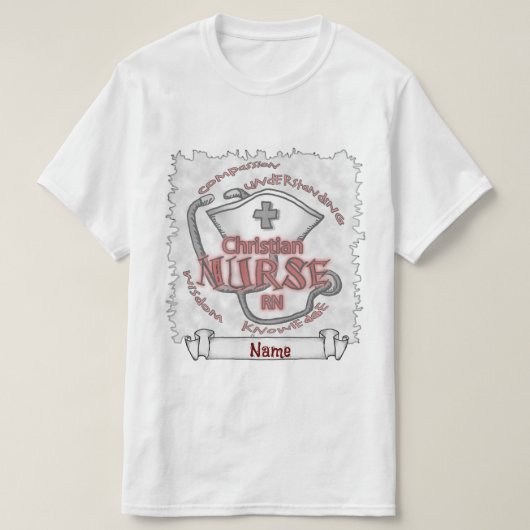 AxiomクリスチャンカスタムナースTシャツ Tシャツ (デザイン正面)