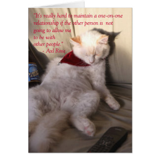 Axlとして猫は一夫一婦制に上がりました: