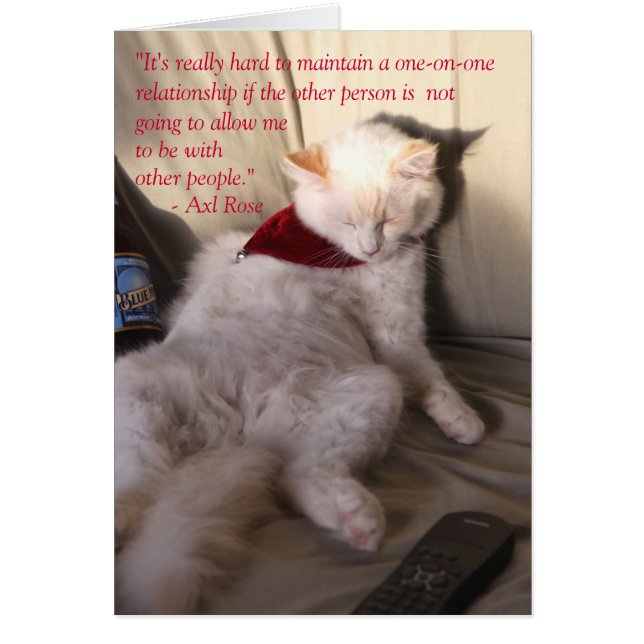 Axlとして猫は一夫一婦制に上がりました: (正面)