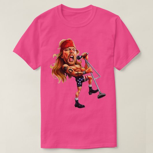 Axlバラ Tシャツ (デザイン正面)