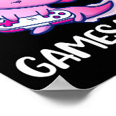 Axolotlかわいい遊のビデオゲーム ポスター (角)