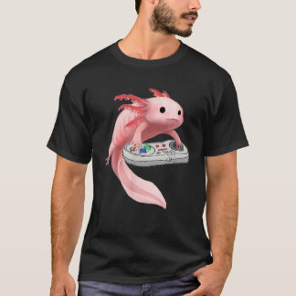 Axolotlかわいい魚遊のビデオゲーム – Axolotl Gam Tシャツ