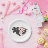 Axolotlの違う種類Axolotlsかわいい動物B ペーパープレート (パーティー)