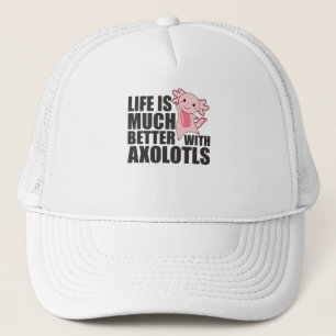 Axolotlは私の精神の動物である – Sweet Axolotl キャップ