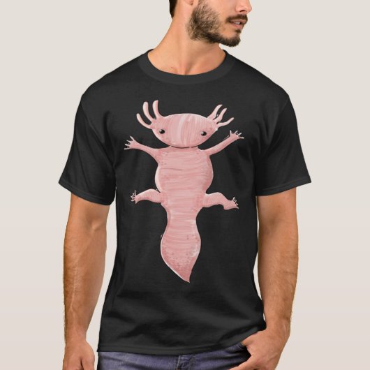 AxolotlはAxolotlsと本当によく似ている Tシャツ (正面)