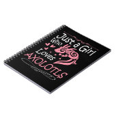 AxolotlはAxolotls男女Kを愛する女の子だけ ノートブック (左側)