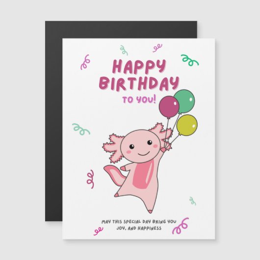 AxolotlウィッシュハッピーバースデーへAxolotls (正面/裏面)