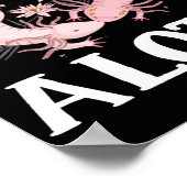 Axolotlカップルの友人の私はあなたを愛するLotlかわいい ポスター (角)