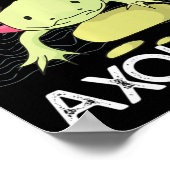 Axolotlギフト日本のアニメAを愛する少年 ポスター (角)