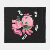 Axolotlゲームのギフト男の子女の子アニメビデオゲームP フリースブランケット (正面(横))