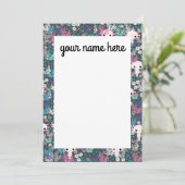 Axolotlパーソナライズされたノートカード サンキューカード (スタンド正面)