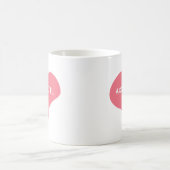 AXOLOTLピンクラブハート コーヒーマグカップ (中央)