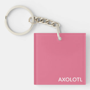 Axolotlピンク色名 キーホルダー