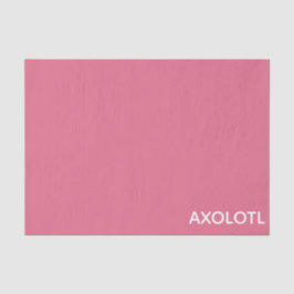 Axolotlピンク色名 薄葉紙