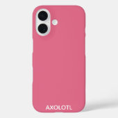 Axolotlピンク色名 Case-Mate iPhoneケース (裏面)