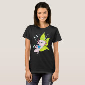 Axolotlブックワーム女の子の男の子の読本のAxolotl Tシャツ (正面フル)