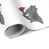 Axolotlメリークリスマスウィンター動物Axolotls ラッピングペーパー (ロールコーナー)