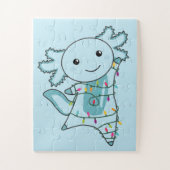 Axolotlメリークリスマスウィンター動物Axolotls Ji ジグソーパズル (縦)