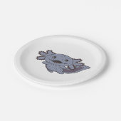 Axolotl様々な種類のAxolotls甘い動物Ba ペーパープレート (アングル)