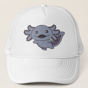 Axolotl様々な種類のAxolotls甘い動物Tr キャップ