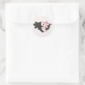 Axolotl違うタイプかわいい動物C ラウンドシール (バッグ)