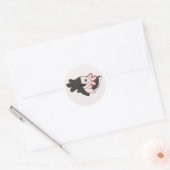 Axolotl違うタイプかわいい動物C ラウンドシール (封筒)