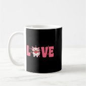 Axolotl Animals With Hearts Love Premium Tri-blend コーヒーマグカップ (左)