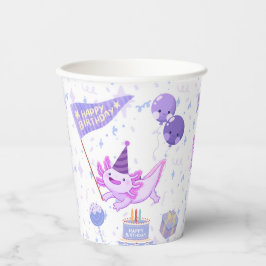 Axolotl birthday 紙コップ