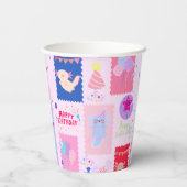 Axolotl birthday 紙コップ (裏面)