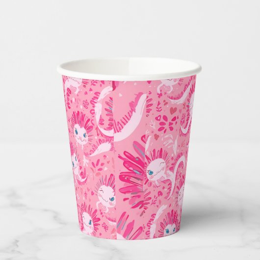Axolotl birthday 紙コップ (左)