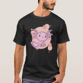 Axolotl Bubble Tea Boba Ambystoma Mexicanum Walkin Tシャツ (正面)